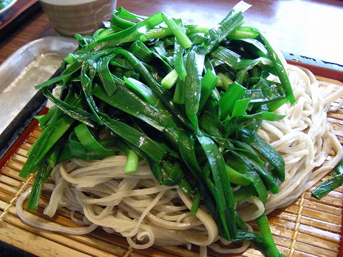 栃木ではそばに野菜を乗せる。「栃木のアレンジ麺類めぐり」より。