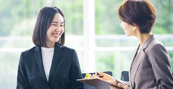 面接でよくある質問と、解答例